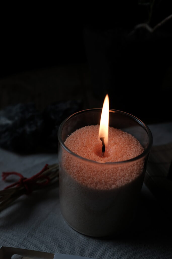 Nến cát Sand candle