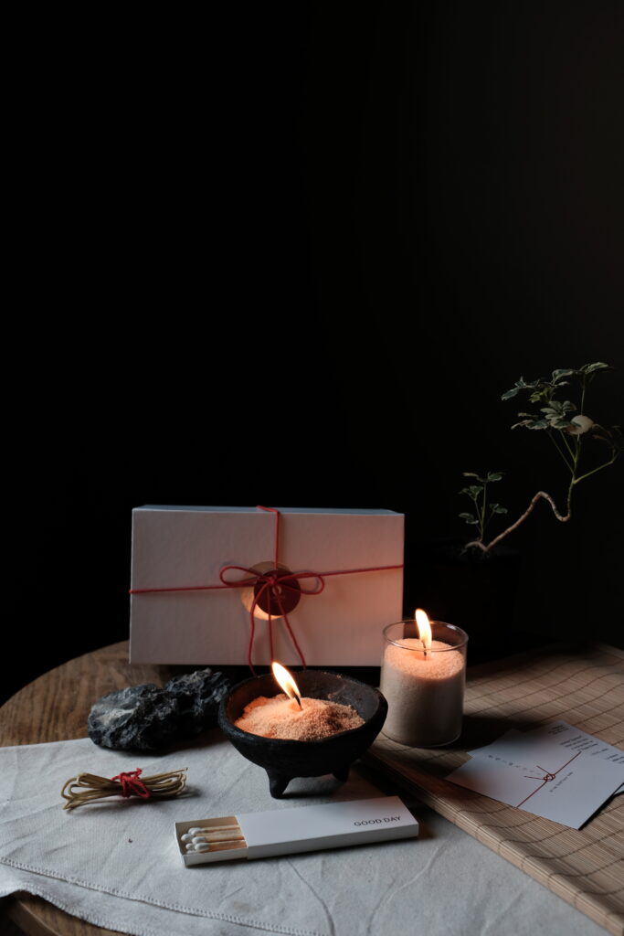 Nến cát Sand candle